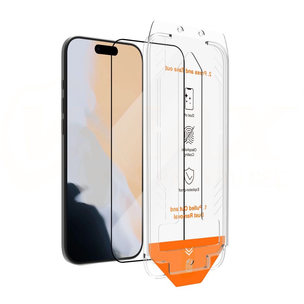 SiGN Skjermbeskytter iPhone 18 Pro Max – EZ Apply med støvfri applikator