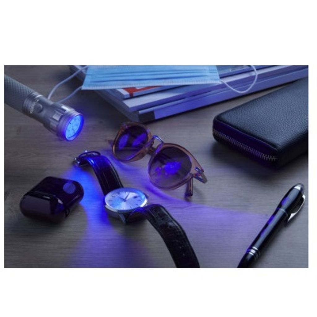 Varta UV-LED-Taschenlampe – Silber