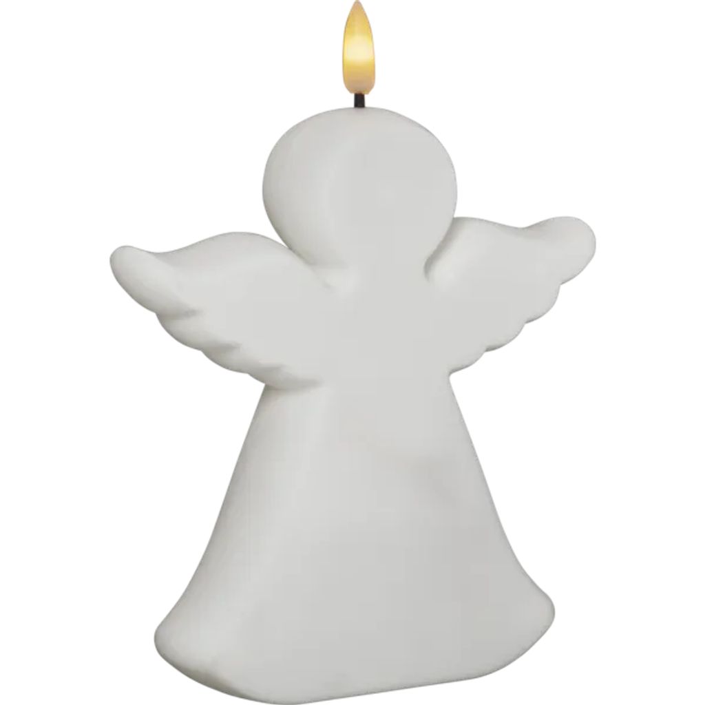 Star Trading LED-Grableuchte Flamme Angel – weiß