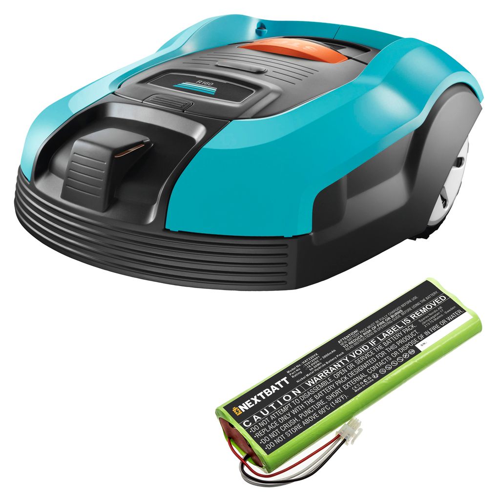 Batteri till Husqvarna Automower 220AC m.fl. + robotgräsklipparknivar (36-pack)