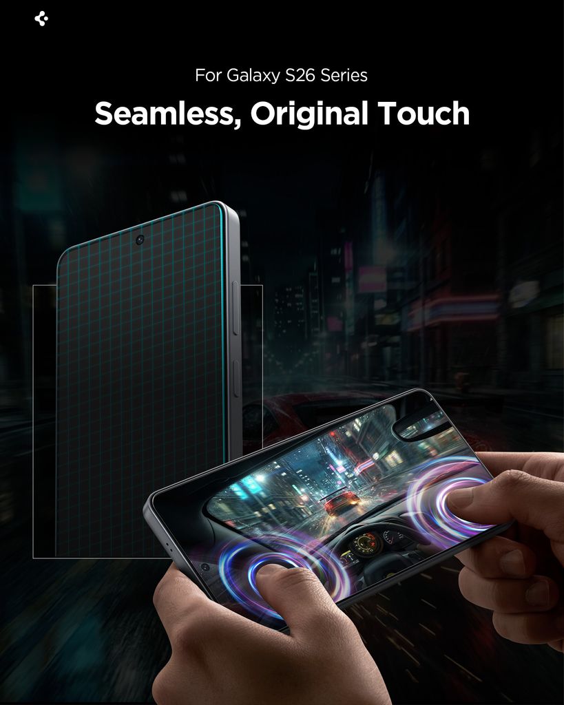 Spigen Samsung Galaxy S26 Ultra Glas.tR EZ fit Pro HD Skärmskydd, 2-pack