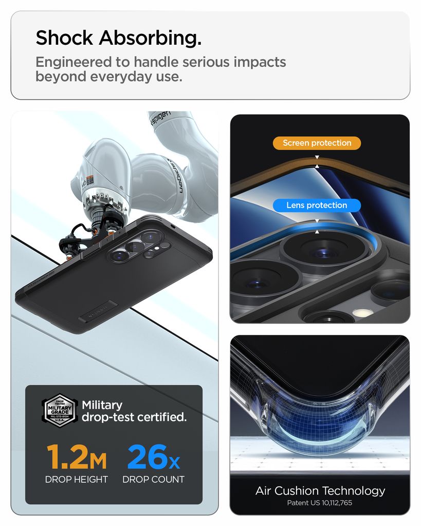 Spigen Samsung Galaxy S26 Ultra Tough Armor MagFit Skal - Svart