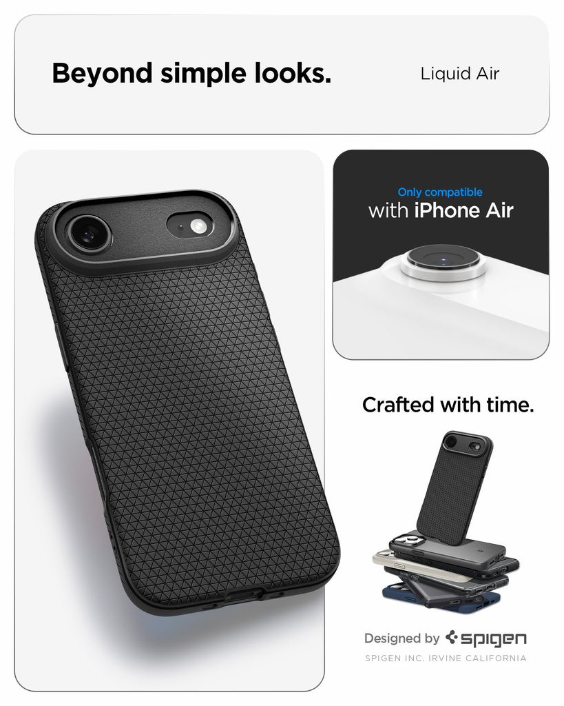 Spigen iPhone 17 Air Liquid Air Case - Matte Black