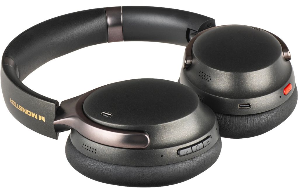 Monster QuiteFit V3 Bluetooth-høretelefonerr med ANC - Sort