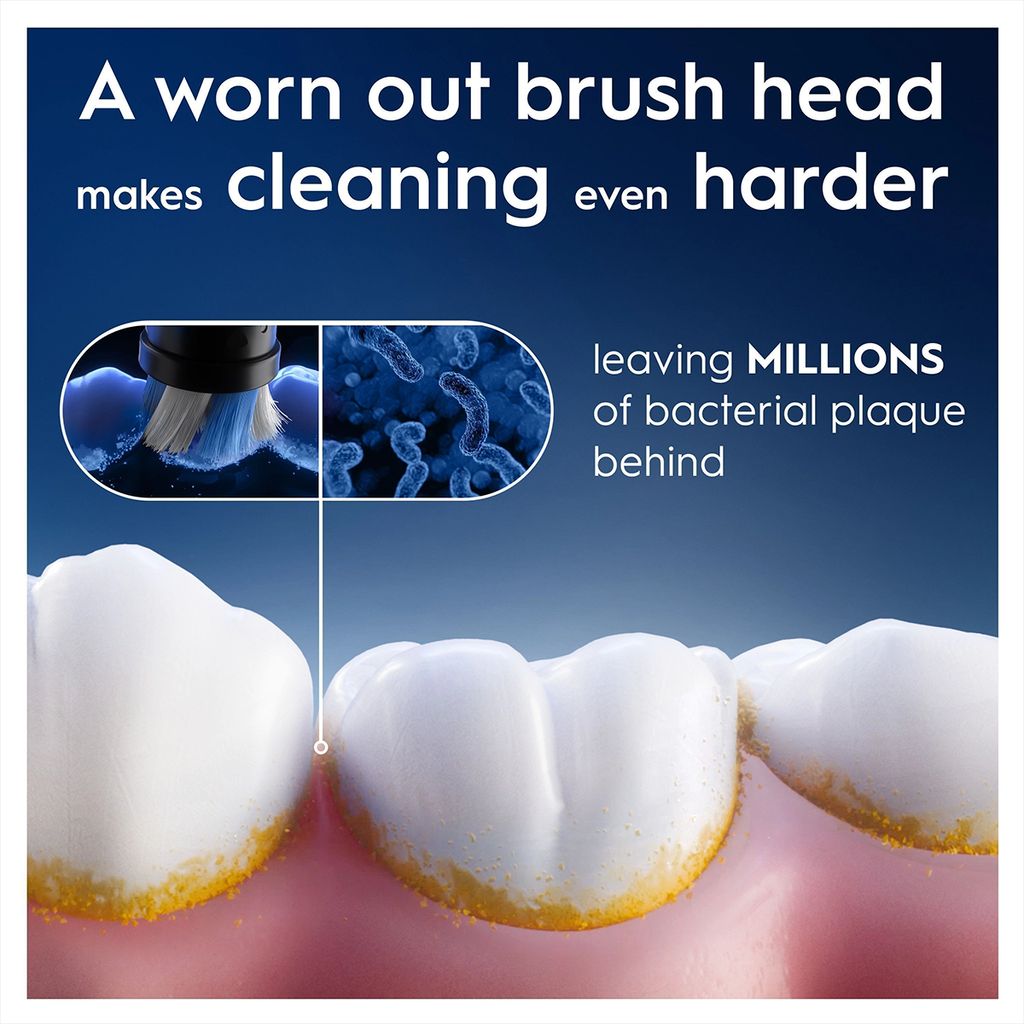 Oral-B Sonic iO Ultimate Clean -harjaspää, 4 kpl - Valkoinen