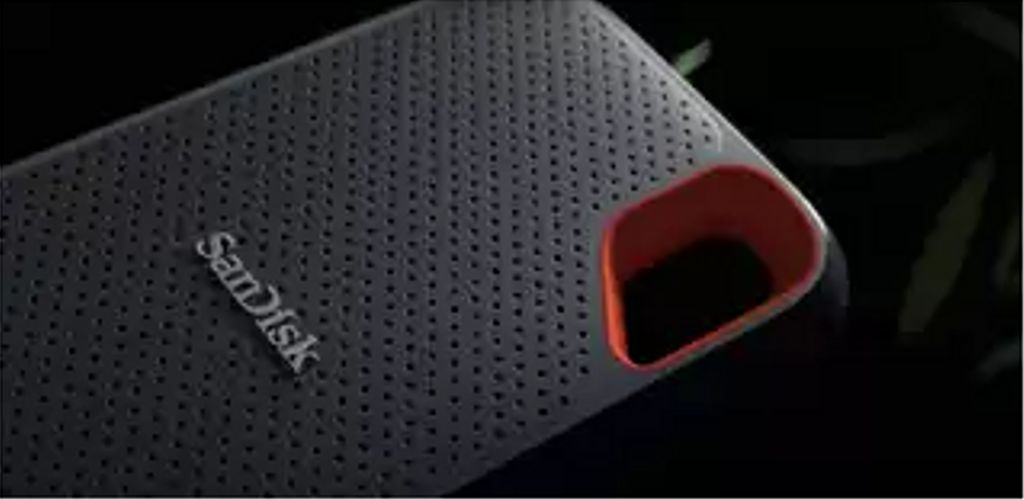 SanDisk Extreme Portable SSD external hard drive, 1TB - Black