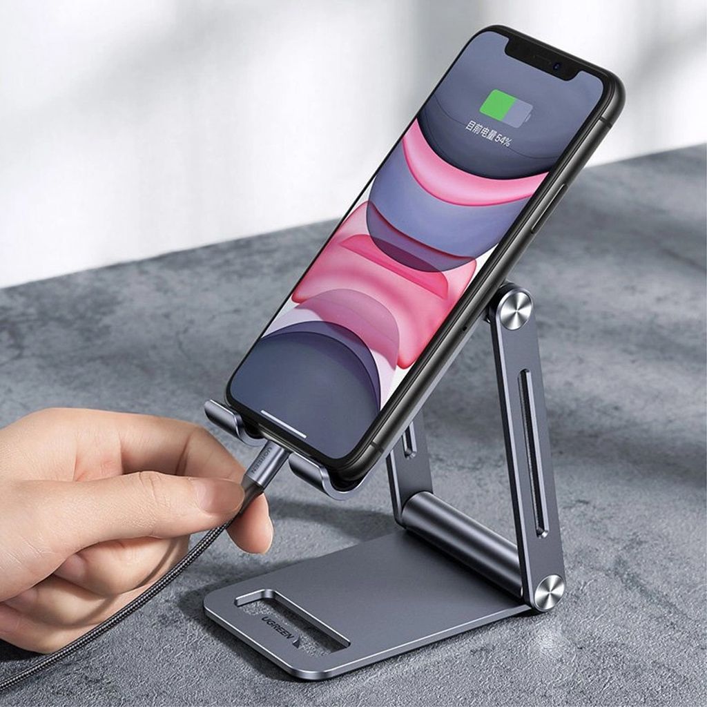 UGREEN LP263 sammenleggbart telefonstativ for smarttelefon/nettbrett - grå