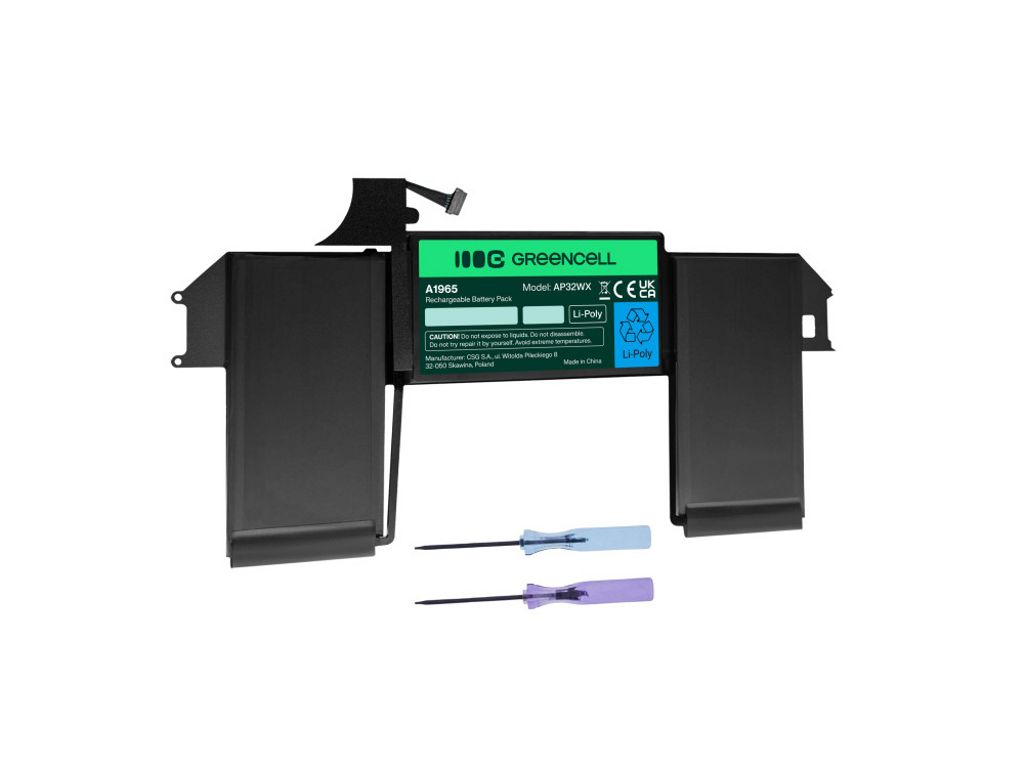 Green Cell A1965 Batteri til MacBook Air 13 A1932 A2179 (2018-2020)