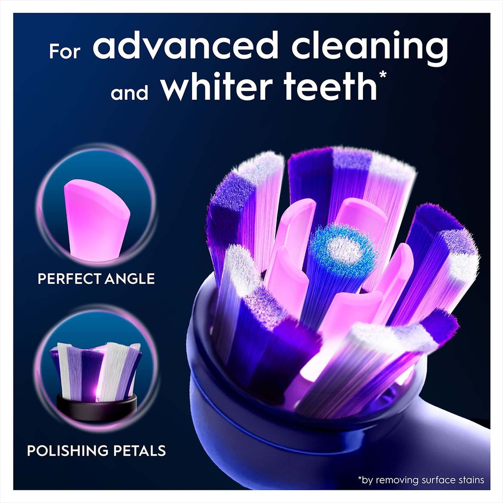 Oral-B Sonic iO Radiant White -harjaspää, 2 kpl - Valkoinen