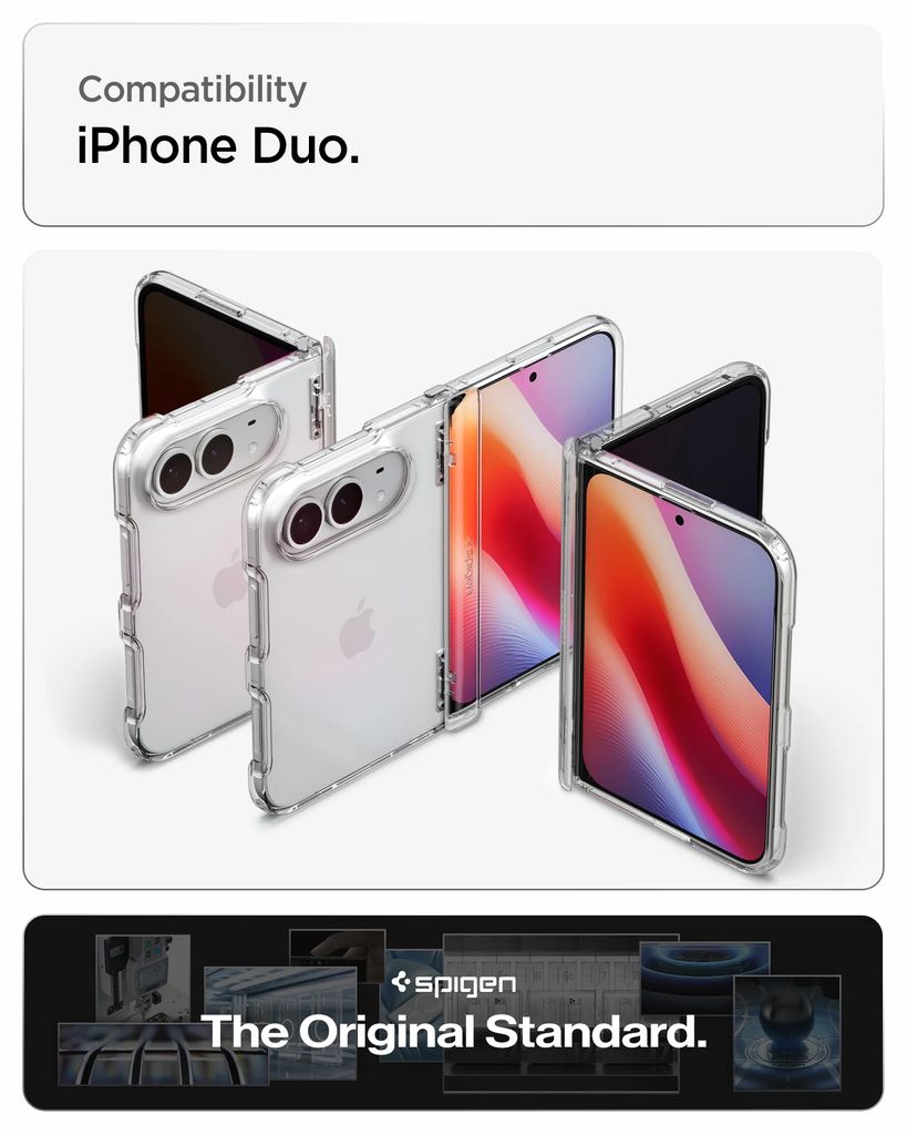 Spigen Ultra Hybrid Pro Skal till iPhone Duo - Crystal Clear