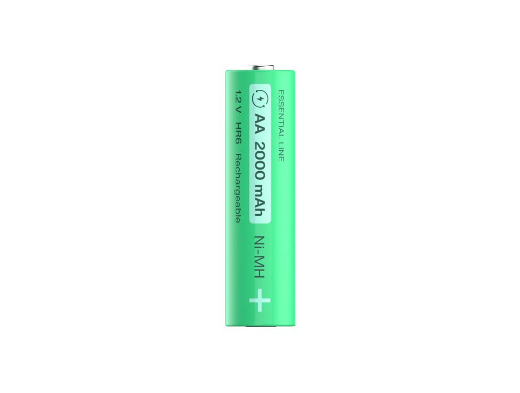 Green Cell Rechargeable AA-Akku 2000mAh, 1.2V, 4 kpl