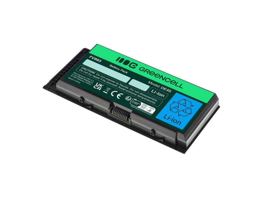 Green Cell -akku FV993 Dell Precisionille