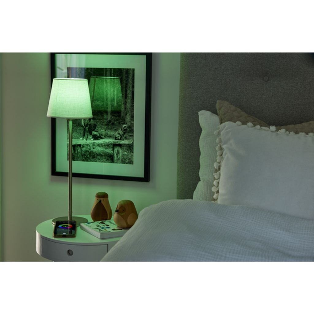 Star Trading LED-pære E27 Globe Smartpære 470 lm – Hvit/Flerfarget