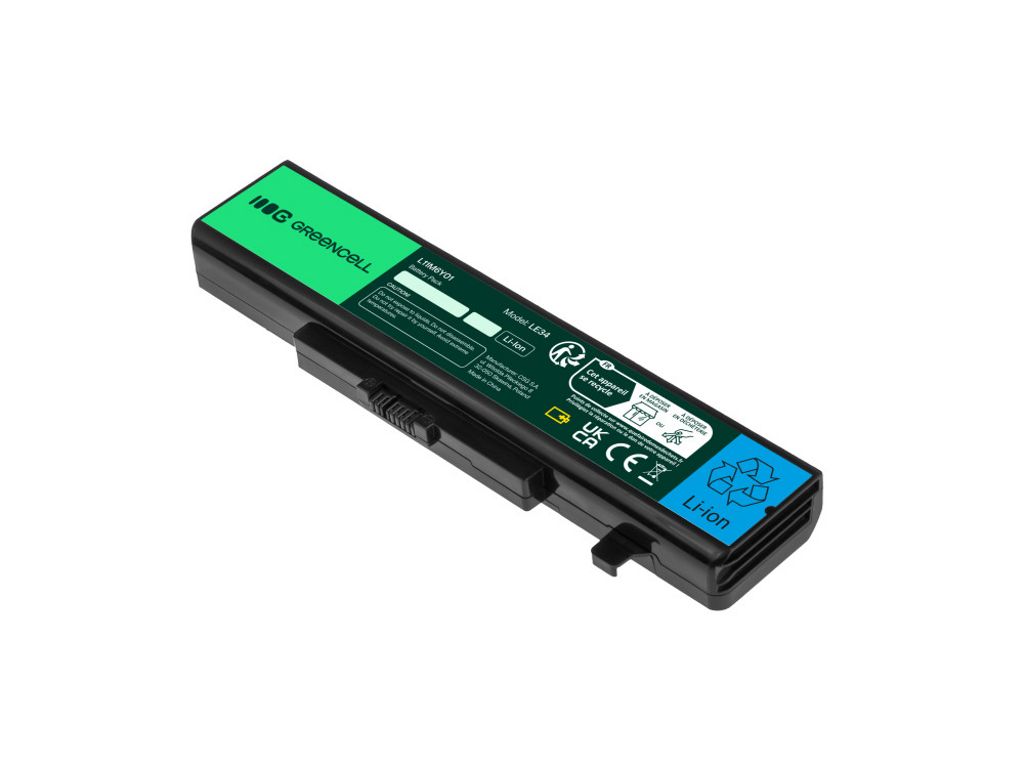 Green Cell Batteri till Lenovo Y480/V480/Y580, 4400mAh, 11.1V