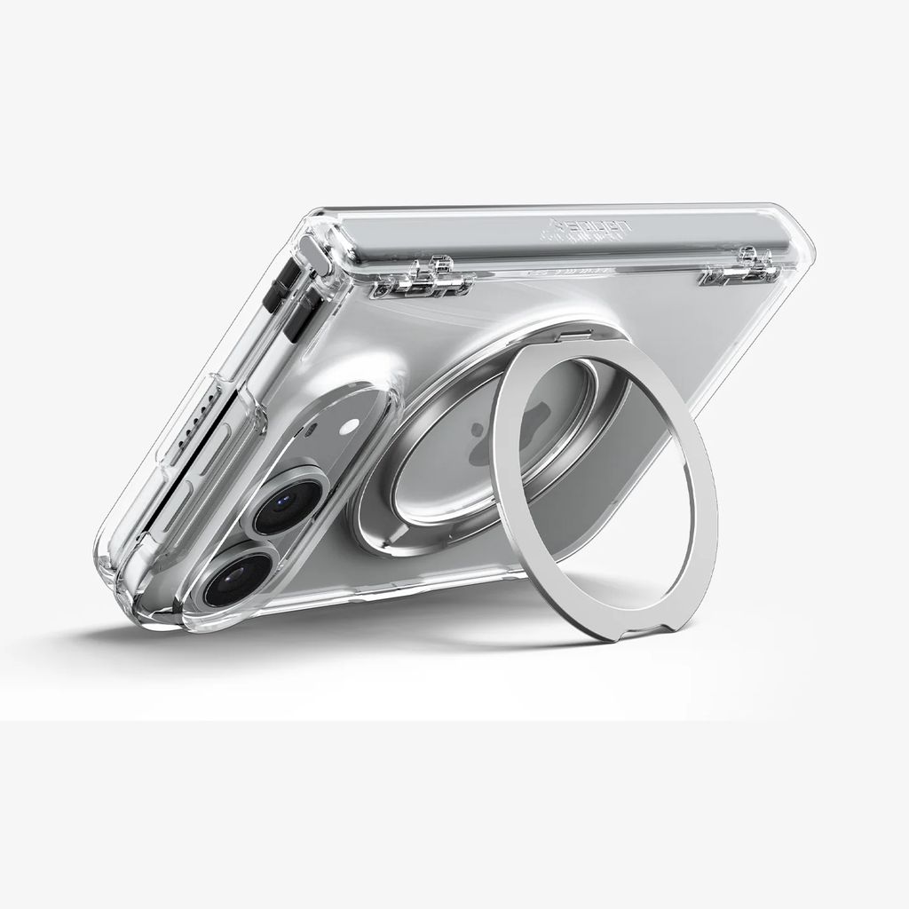 Spigen Ultra Hybrid Pro S MagFit Skal till iPhone Duo - Transparent vit