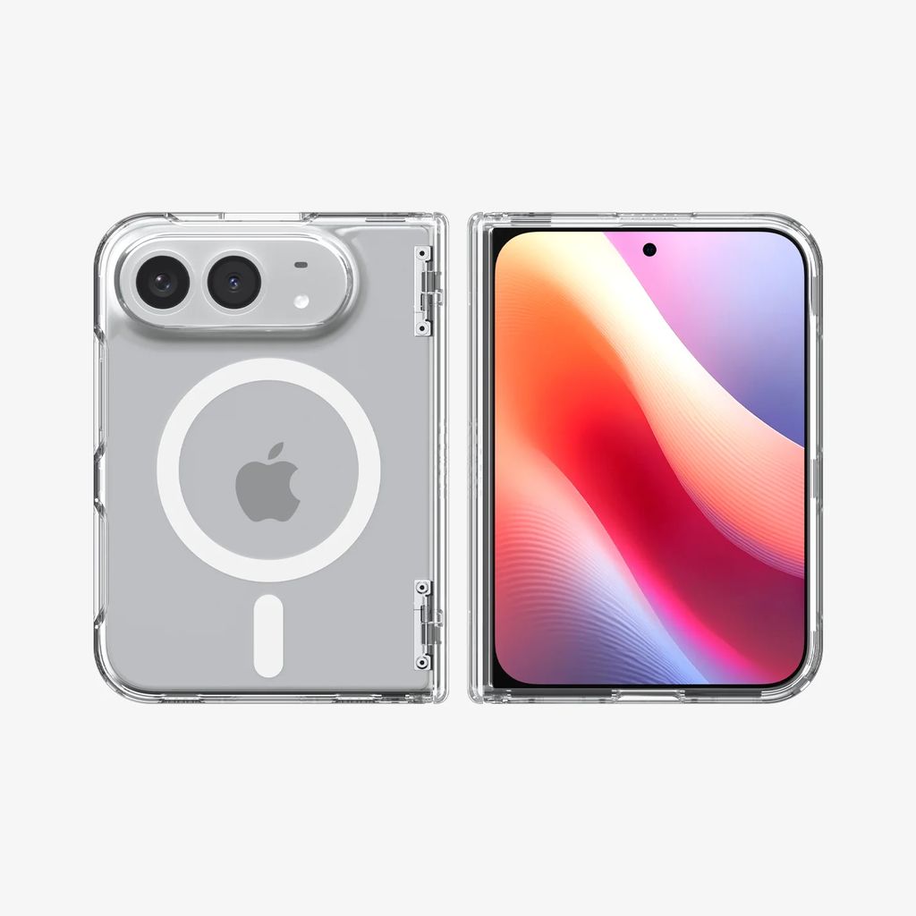 Spigen Ultra Hybrid Pro MagFit Skal till iPhone Duo - Transparent vit