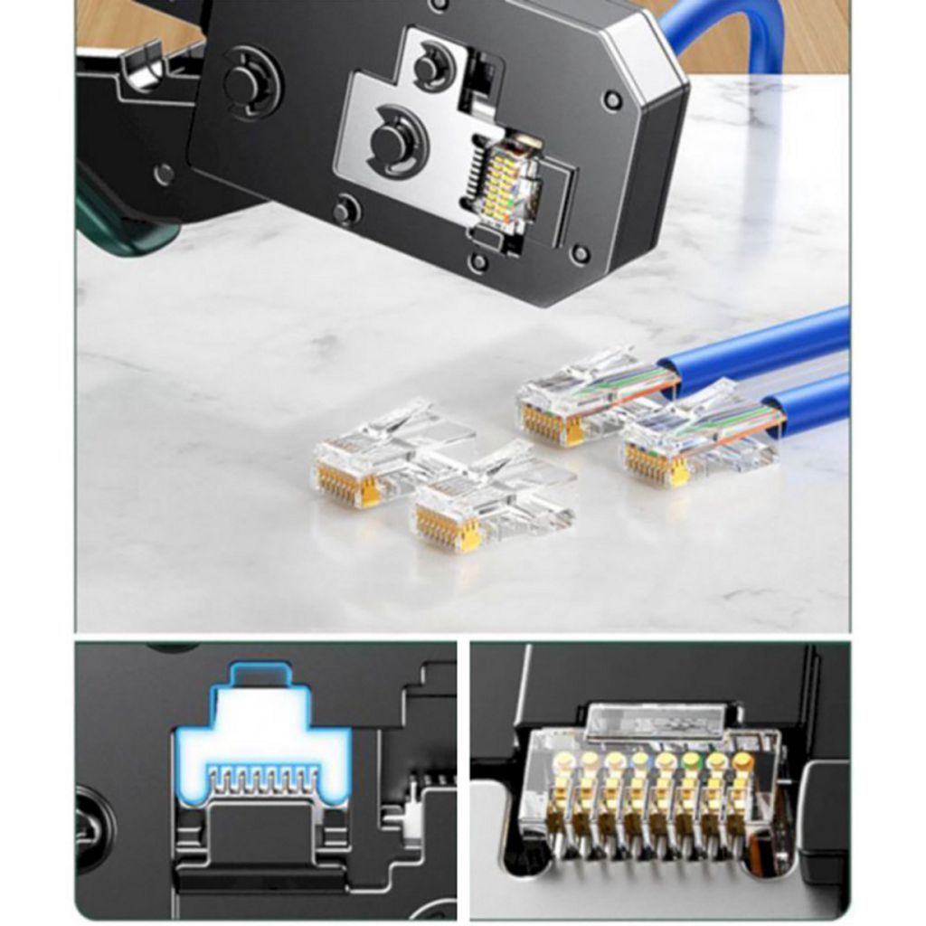 UGREEN NW136 Ethernet Crimper / nätverksverktyg – Grön