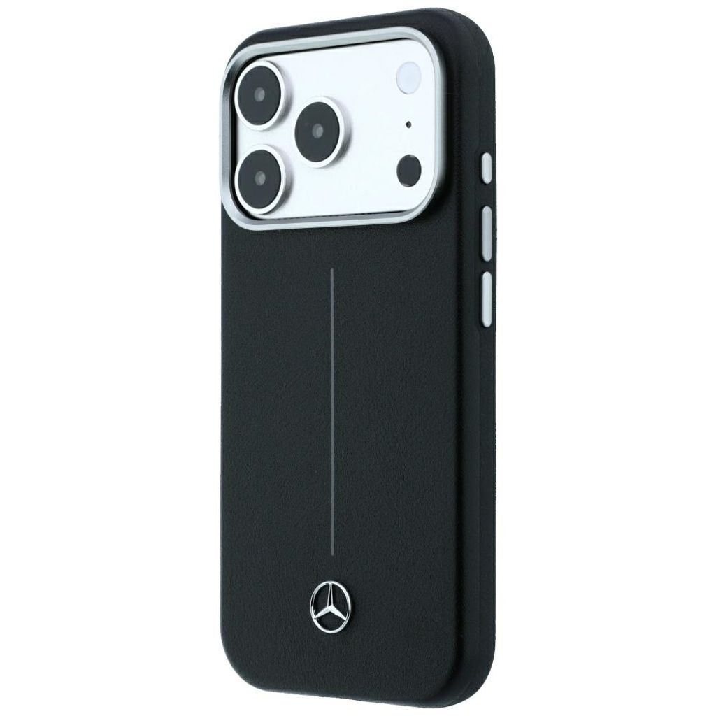 Mercedes Iconic Line MagSafe -kuori till iPhone 18 Pro/17 Pro - Musta