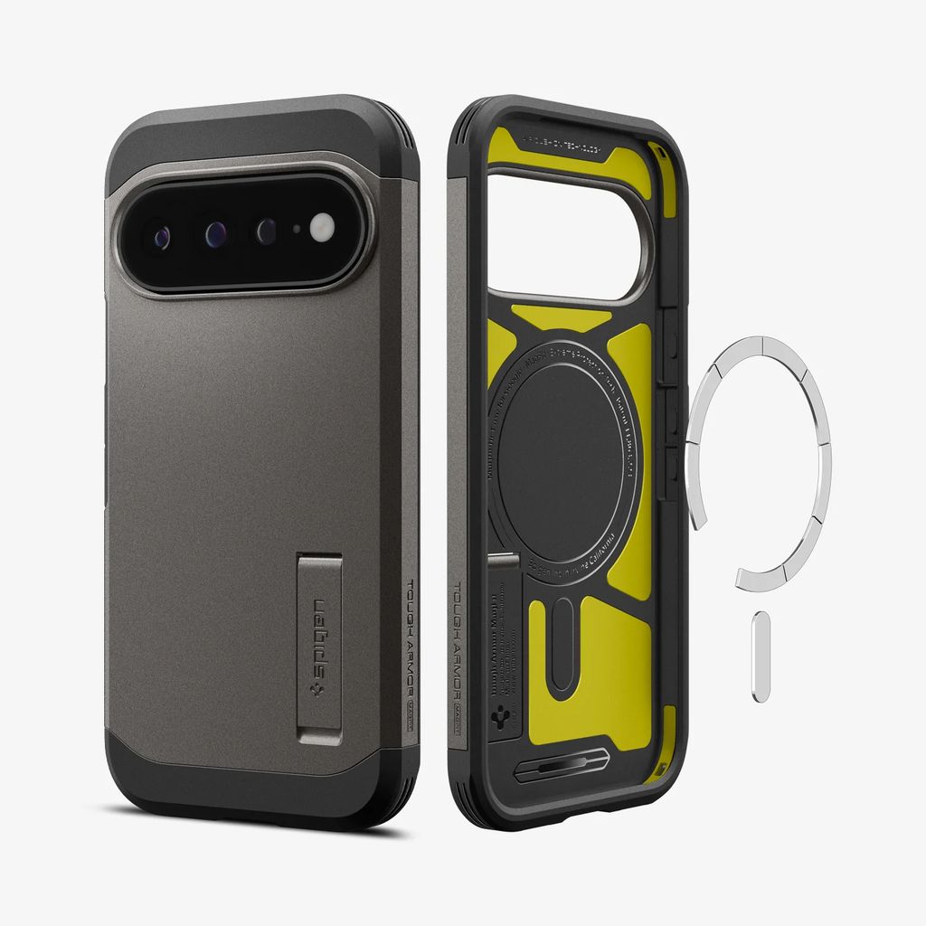 Spigen Tough Armor MagFit Deksel til Google Pixel 11 Pro XL - Gunmetal