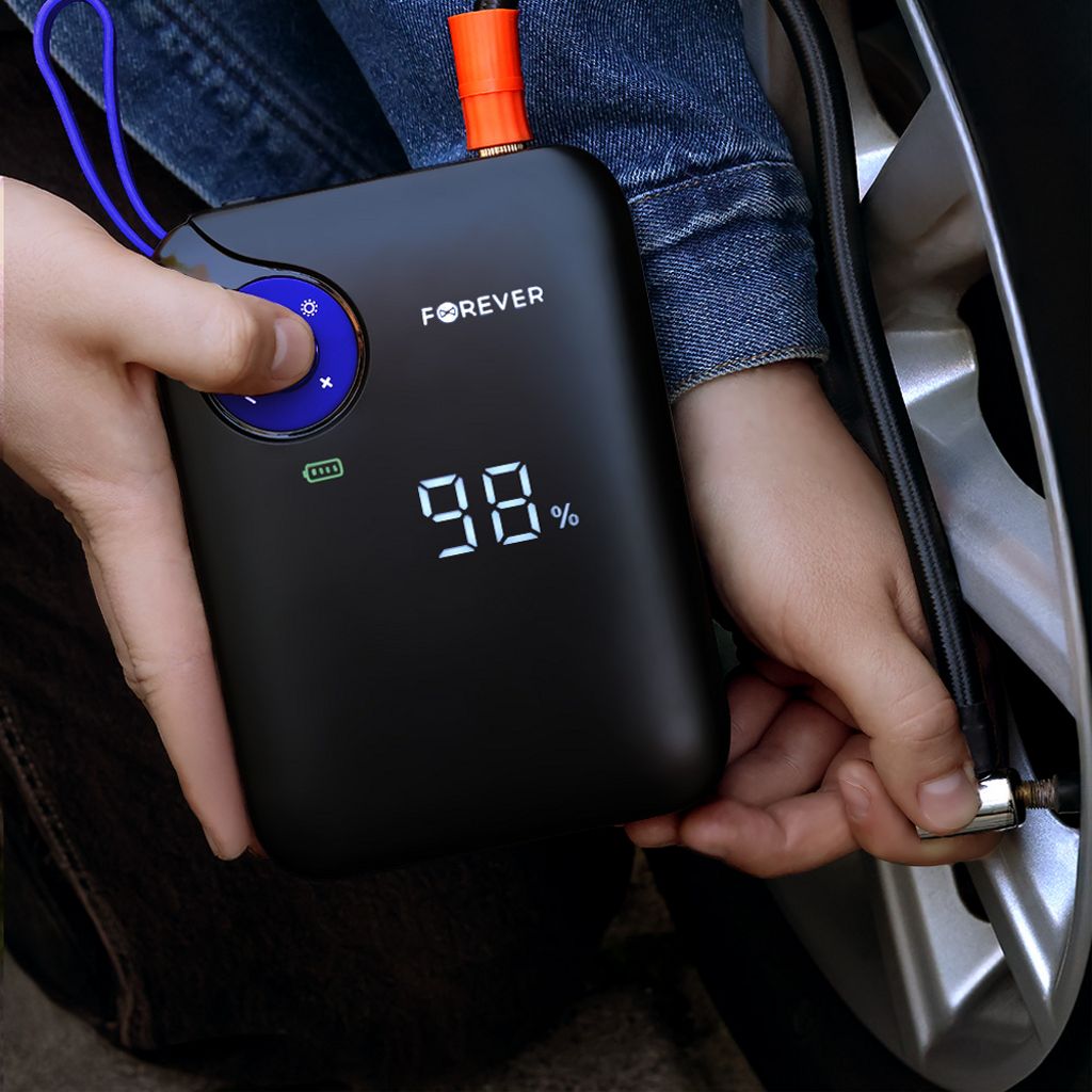 Forever jump starter 4in1 JS-400 26.64Wh – Svart / Blå