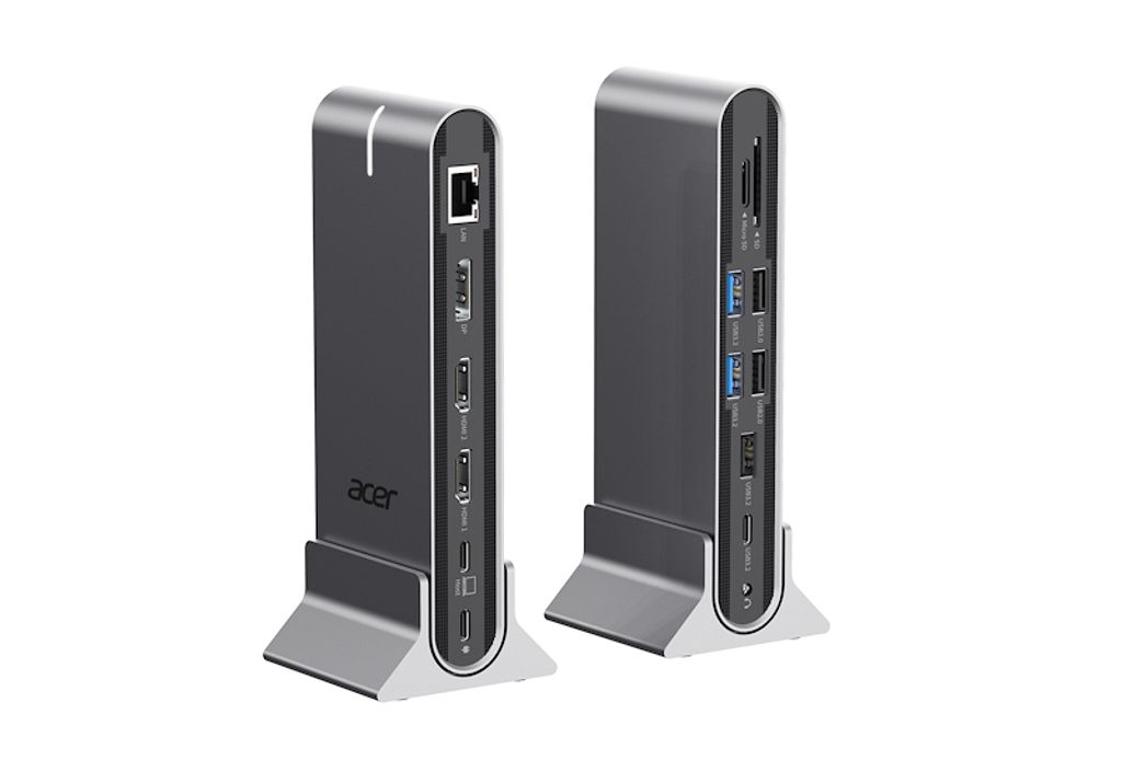 Acer USB-C Universal 15-i-1 HDMI DP 1GbE Dokkingstasjon