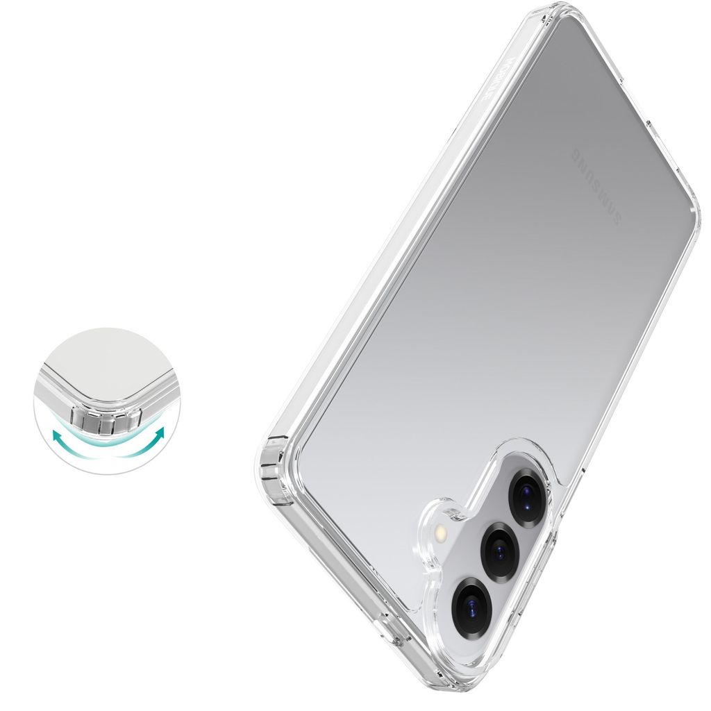 Mobique Samsung Galaxy S26 Hybrid-deksel - Gjennomsiktig