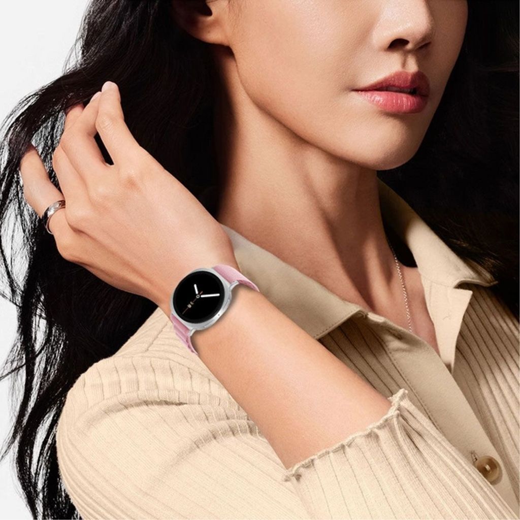 Tech-Protect Nylon Stripe Armband Samsung Galaxy Watch 8 / 8 Classic - Rosa