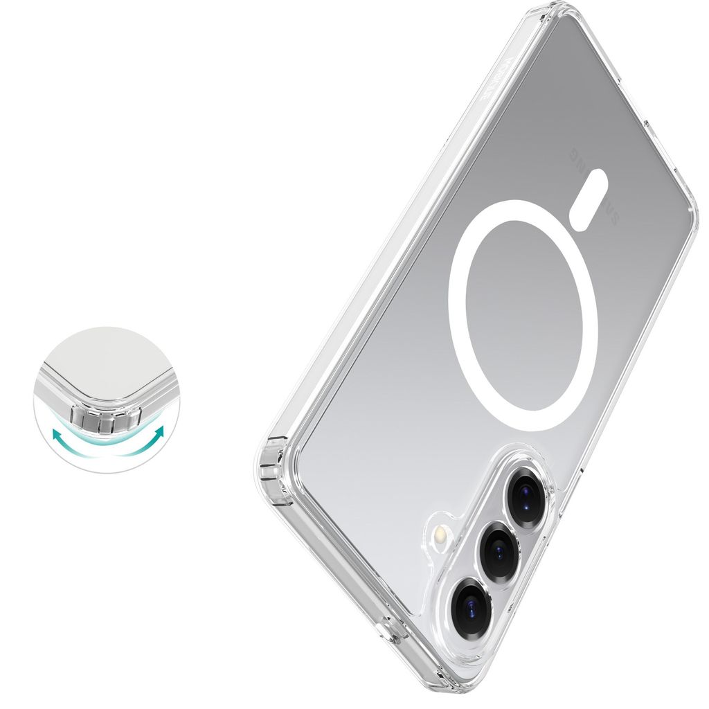 Mobique Samsung Galaxy S26 Hybrid Cover MagSafe - Gennemsigtig