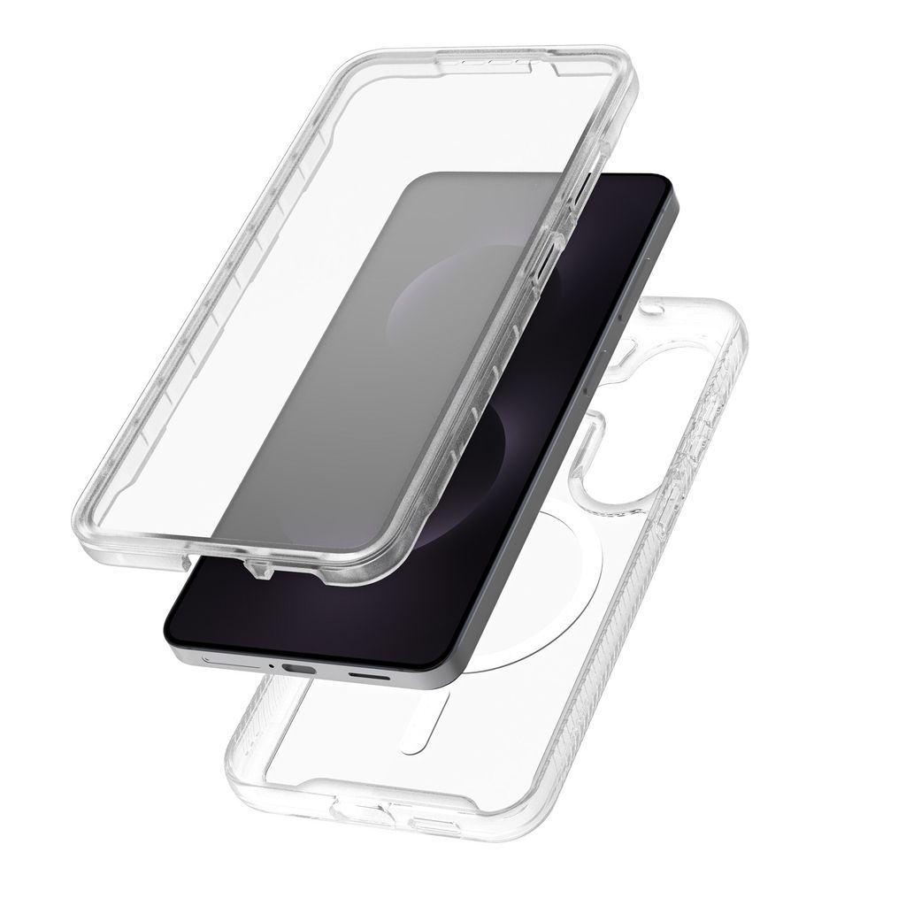 Mobique Samsung Galaxy S26 Fulddækkende MagSafe-cover - Gennemsigtig