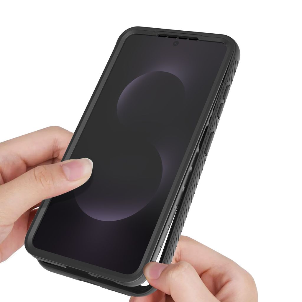 Mobique Samsung Galaxy S26 Fulddækkende MagSafe-cover – Sort/Transparent