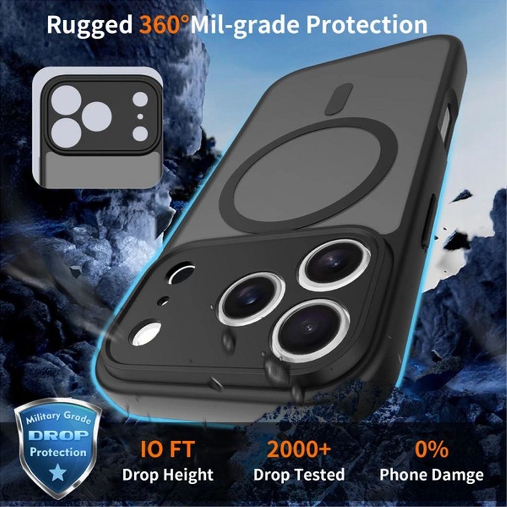 Tech-Protect BasicMag MagSafe case for iPhone 17 Pro - matte black