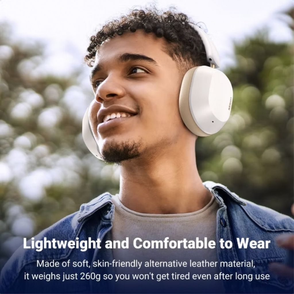 UGREEN HP203 HiTune Max5C høretelefoner, over-ear - hvide