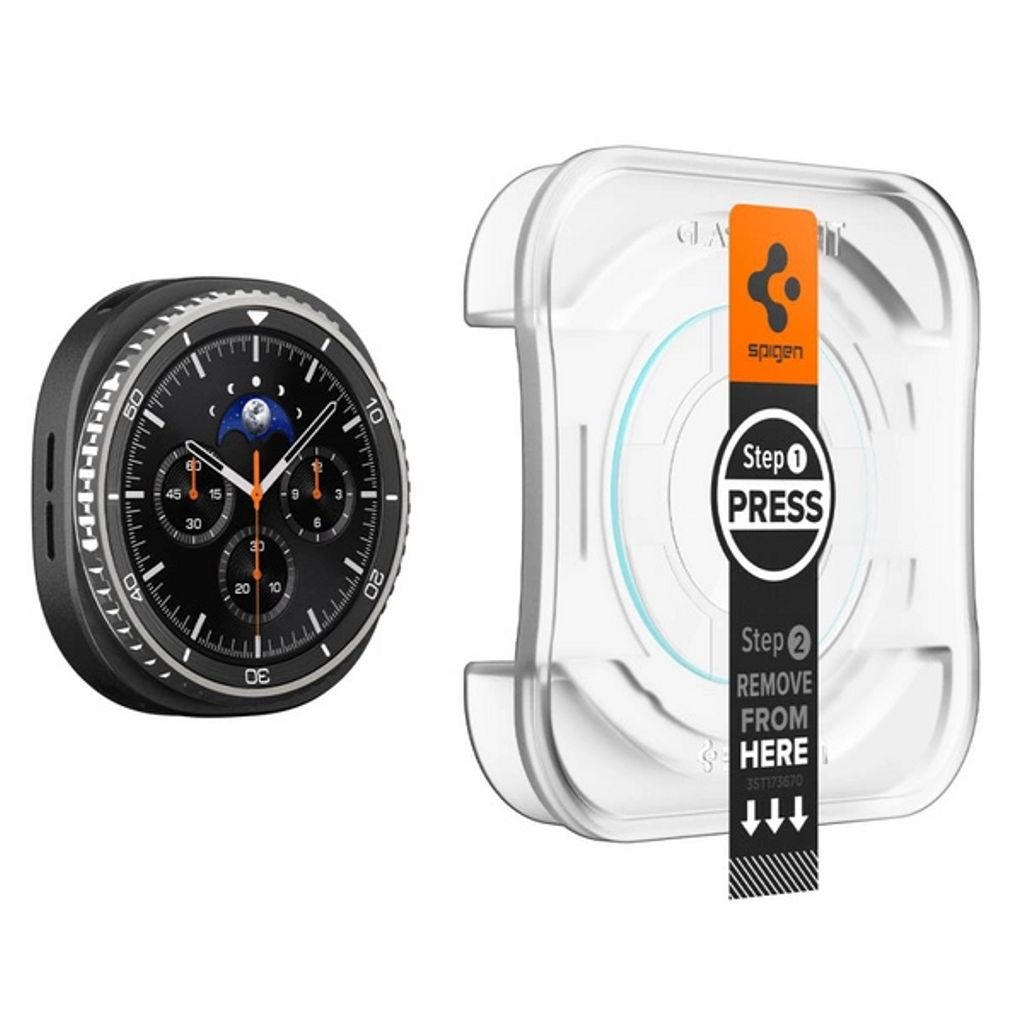 Spigen Glas.TR ”Ez-Fit” skärmskydd i härdat glas till Samsung Galaxy 8 46mm