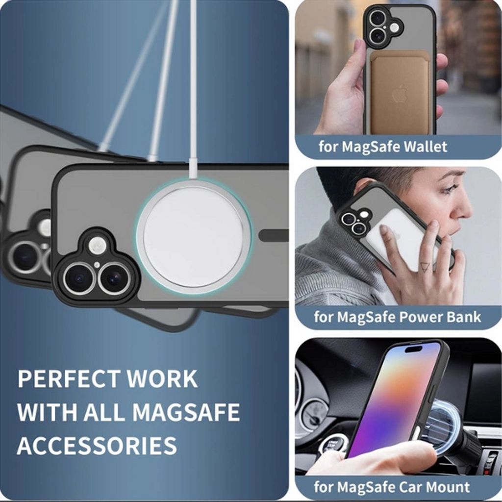 Tech-Protect BasicMag MagSafe Case  for iPhone 17 - Matte Black