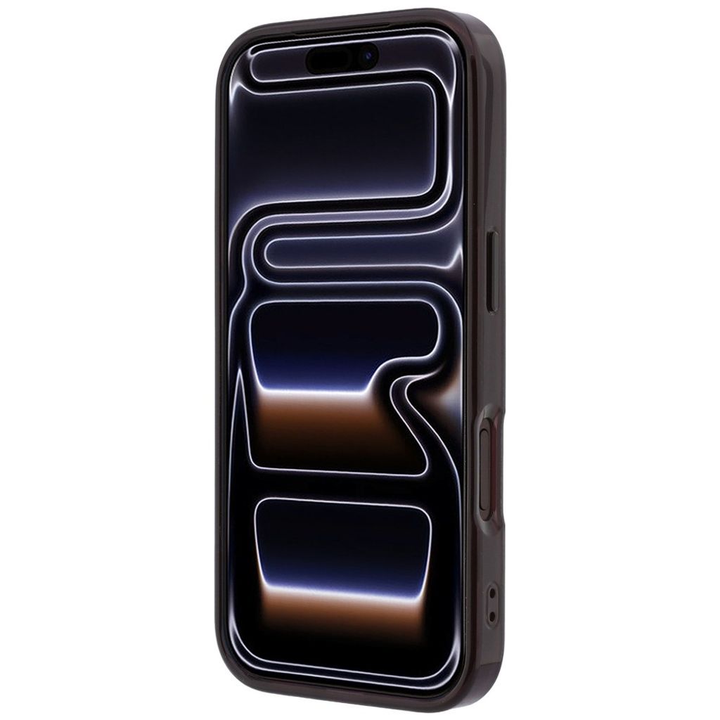BMW Sign Frosted IML Metal Logo MagSafe -kuori till iPhone 18 Pro/17 Pro - Burgundi