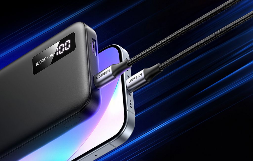 UGREEN PB311 powerbank 10000mAh 22.5W – svart