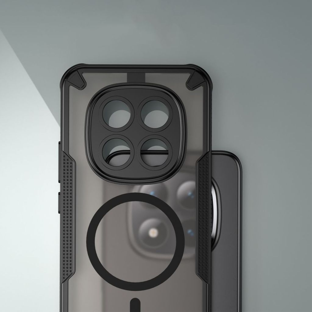 Tech-Protect Rugged Shield MagSafe Cover til Xiaomi Redmi Note 15 Pro 5G - Sort