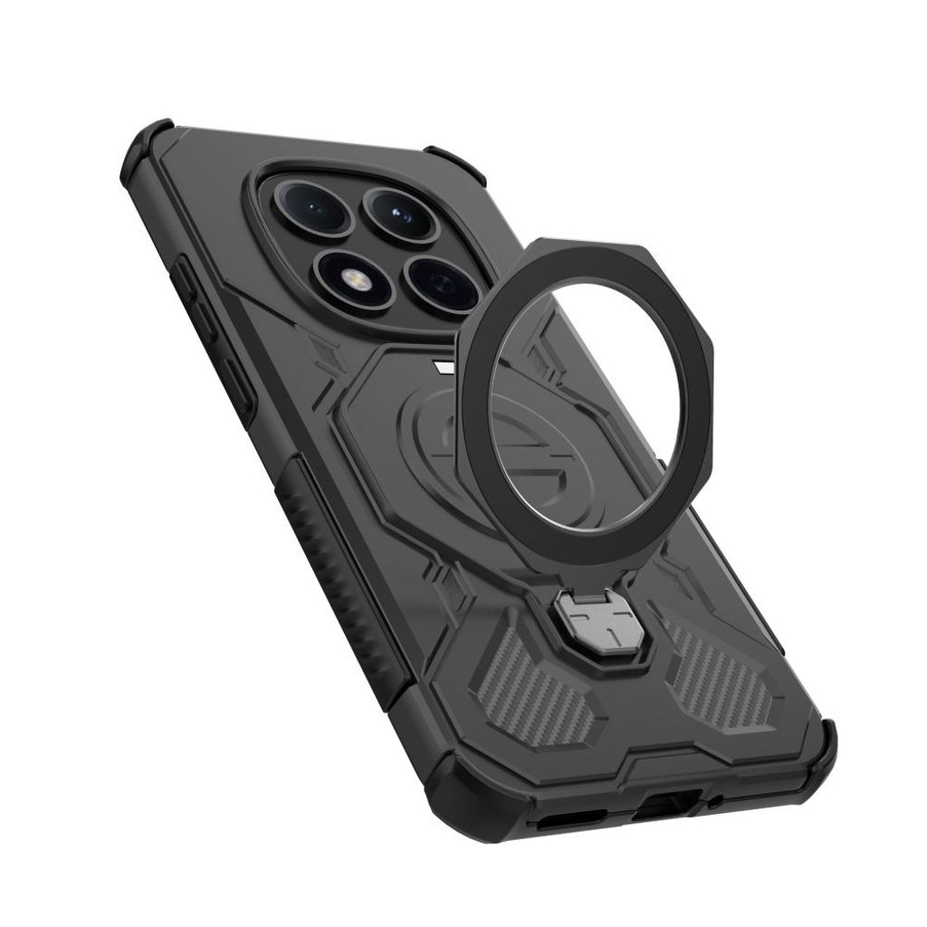 Tech-Protect TacticStand MagSafe Skal till Xiaomi Redmi Note 15 Pro 5G - Svart