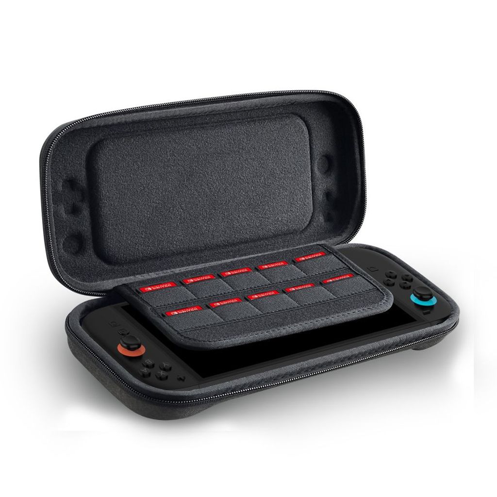 Tech-Protect Hardpouch etui til Nintendo Switch 2 - grå