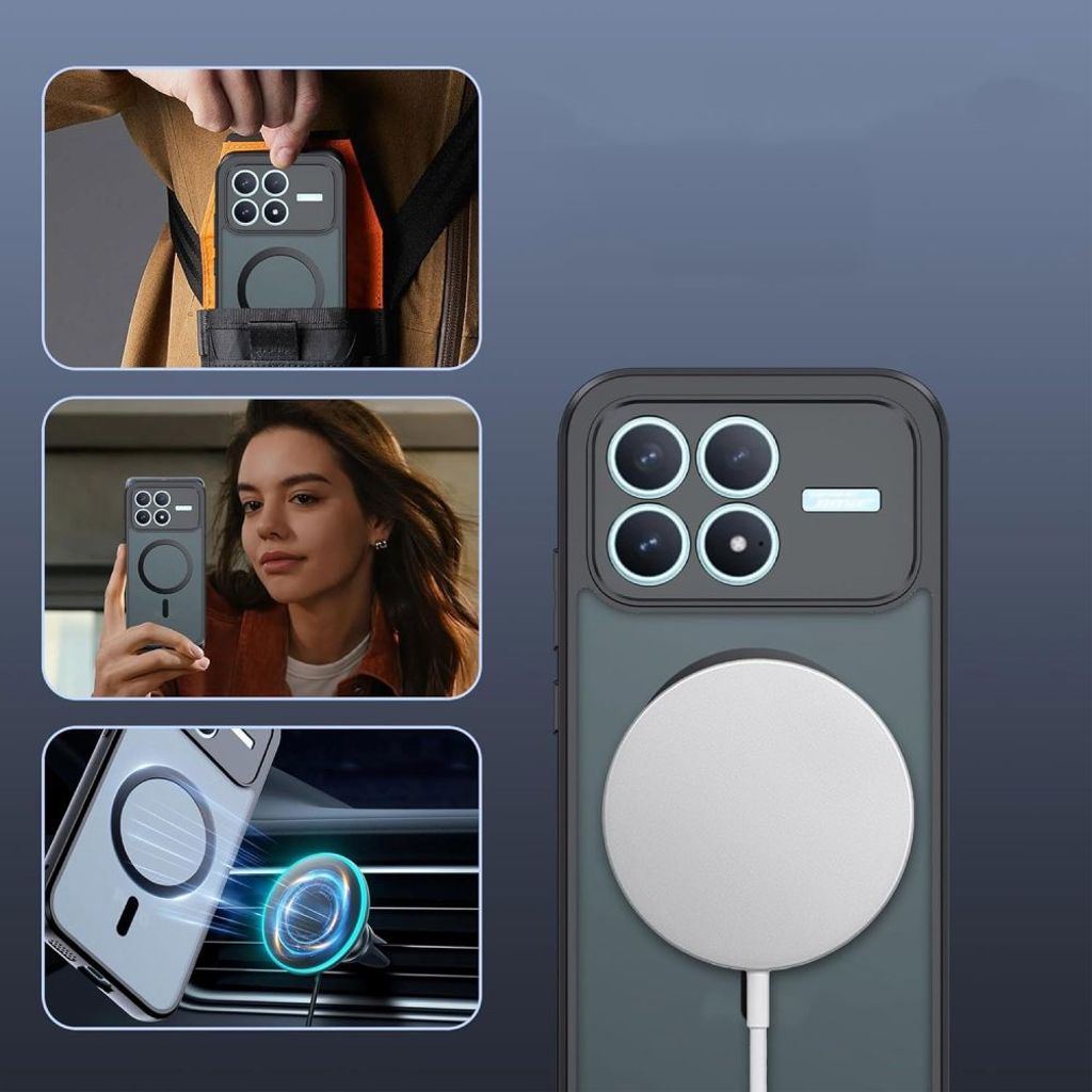 Tech-Protect MagMat MagSafe Skal till Xiaomi Poco F8 Pro - Svart