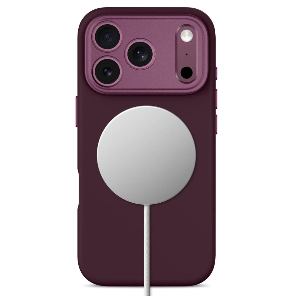 Tech-Protect Uniq MagSafe CC -kuori till iPhone 18 Pro/17 Pro - Burgundi