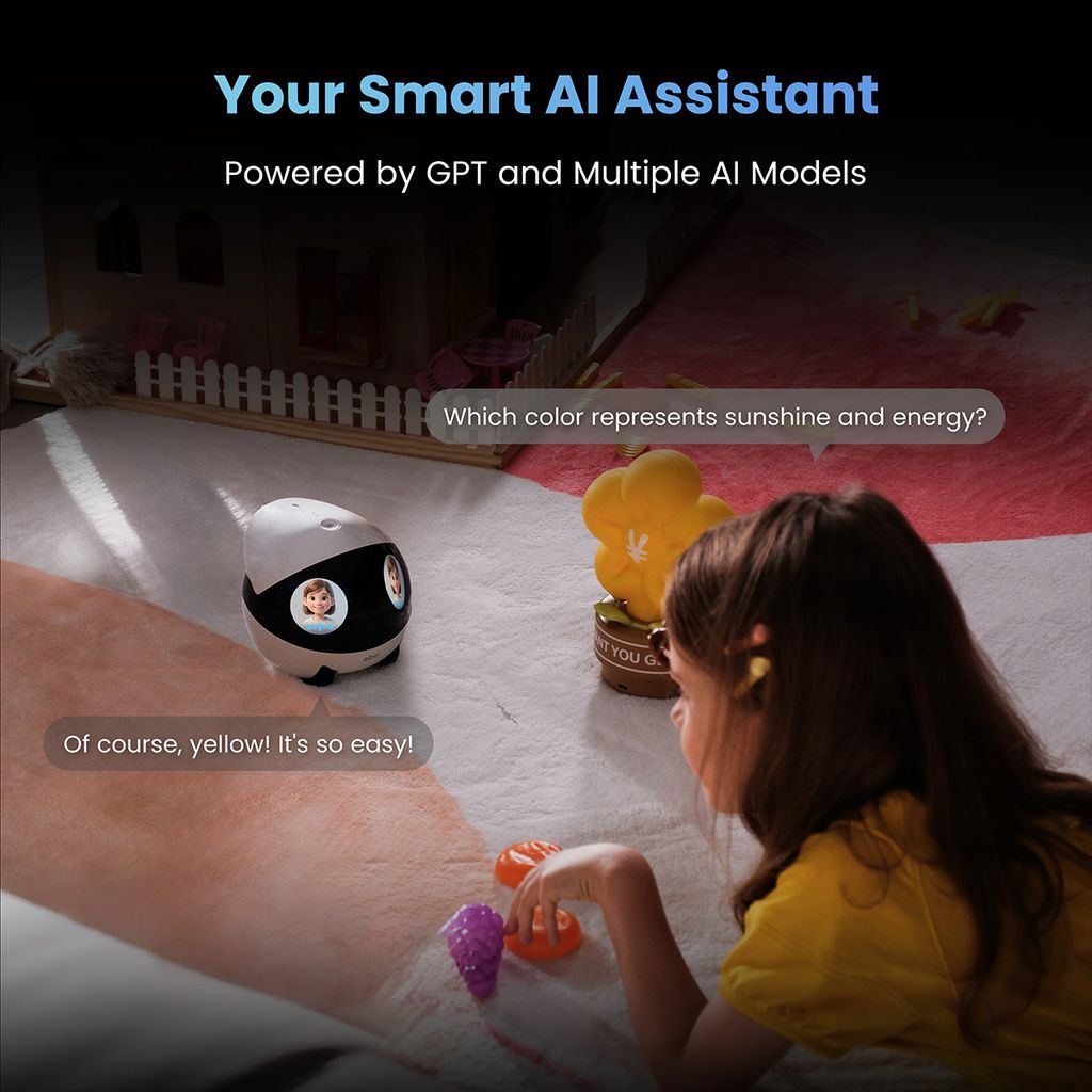 EBO Air2 Plus Companion Robot - White