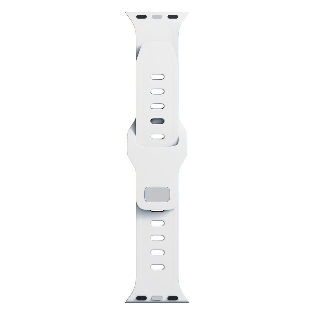 3mk Silikoni Kellonranneke Apple Watch 38/40/41mm  - Valkoinen