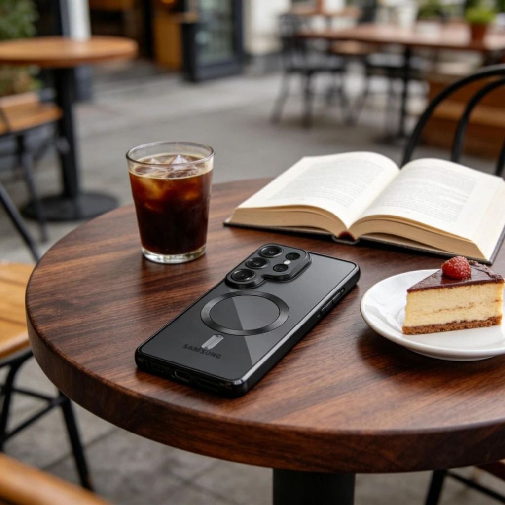 Tech-Protect MagFlex MagSafe Cover til Samsung Galaxy S26 Ultra - Gennemsigtig sort