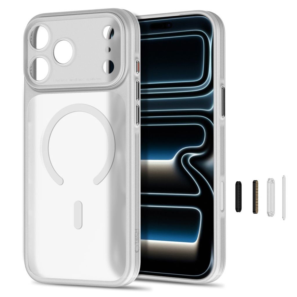 Tech-Protect MagPrime CC MagSafe -kuori iPhone 18 Pro Max:lle - Harmaa