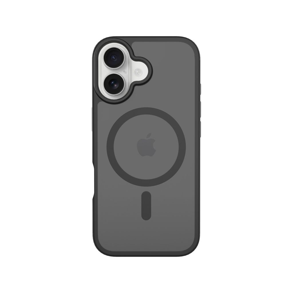 Mobique iPhone 17 MagSafe Hybrid Cover - Frostet Sort