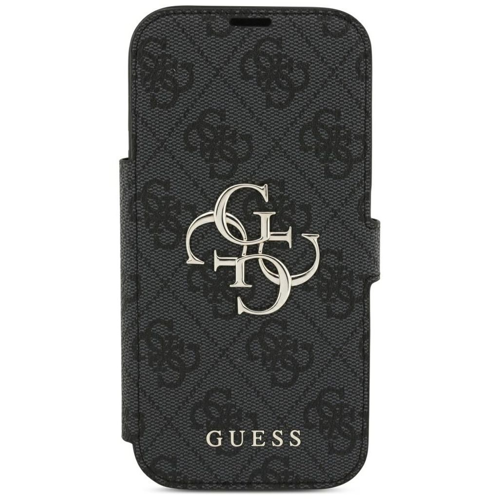 Guess 4G Metal Logo -kotelo  iPhone 18 Pro/17 Pro:lle - Musta