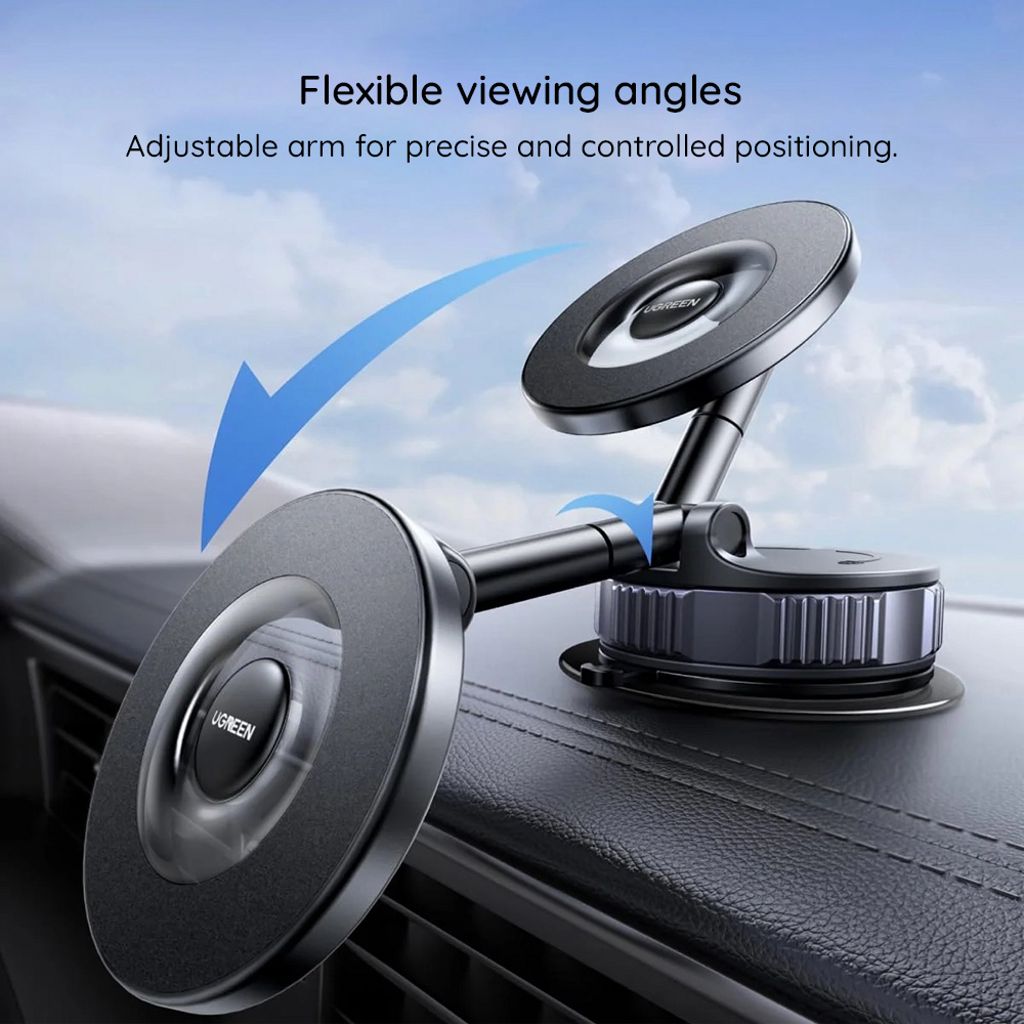 UGREEN LP970 Universal Magnetisk Biltelefonholder – Sort