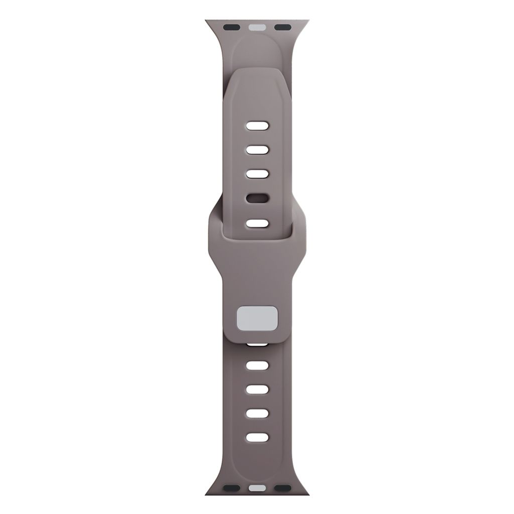 3mk Silikoni Kellonranneke Apple Watch 38/40/41mm  - Tummanharmaa