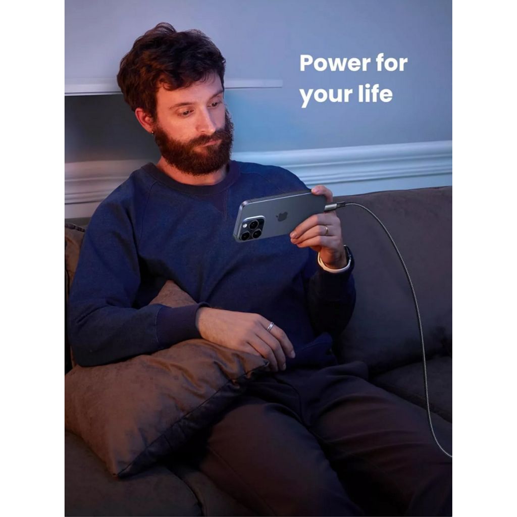 UGREEN US567 USB-C til USB-C kabel 60W – 2 m, grå